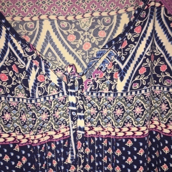 Matilda Jane Friends Forever Jocelyn Multi Print Tie Waist Dress - Picture 6 of 8